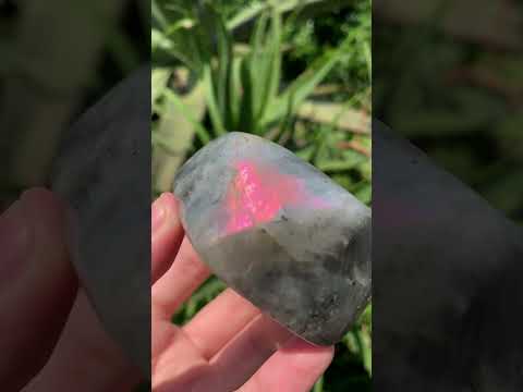 Polished Rare Purple Sunset Labradorite Standing Free Form x 1 From Tulear, Madagascar