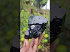Natural Mercedes Star Cascading Schorl Black Tourmaline Crystal Cluster x 1 From Erongo Mountain, Namibia