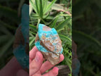 Natural Rare Hemimorphite on Dolomite x 1 From Lupoto Mine, Congo