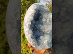 Polished and Natural Exceptional Blue Celestite Display Geode x 1 From Sakoany Madagascar