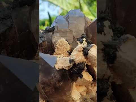 Natural Large Erongo Mountain Cluster of Smokey Quartz with Double Terminated Crystals x 1 From Erongo, Namibia