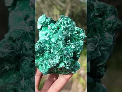 Natural Cabinet Size Silky Malachite Specimen x 1 From Kasompe, Congo