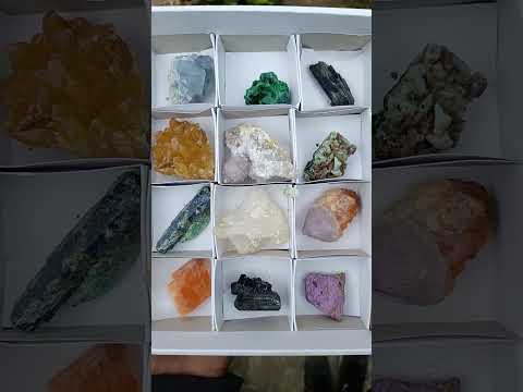 Natural Mix of African Minerals and Crystal Set of 20 x 1 From Southern Africa