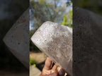 Polished Angolan Smokey Quartz Standing Free Form with Inclusions x 1 From Angola