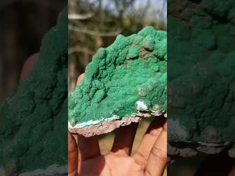 Natural Exquisite Botryoidal Malachite Crystal Plate Specimen x 1 From Kolwezi, Congo