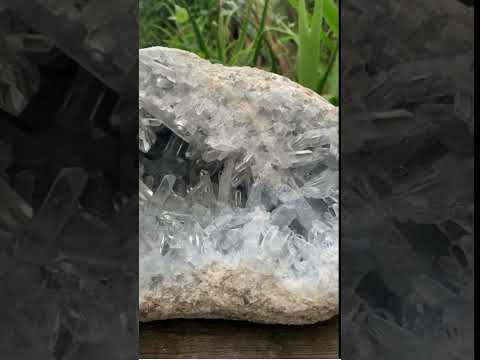 Natural Exquisite XL Acicular Celestite Geode x 1 From Sakoany, Madagascar