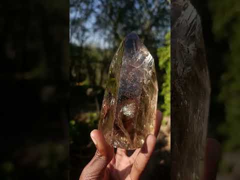 Polished Highly Reflective Large Smokey Quartz Display Crystal x 1 From Madagascar