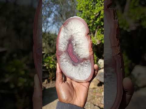 Polished Matching Trio of Red Shashe River Agate Slices with Natural Edging x 1 From Shashe River, Zimbabwe