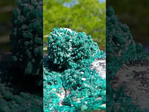 Natural XL Rare Dioptase and Drusy Dolomite Museum Specimen x 1 From Manamba Mine, Congo