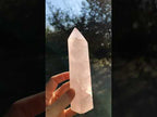 Polished Gemmy Pink Rose Quartz Display Crystal x 1 From Ambatondrazaka, Madagascar
