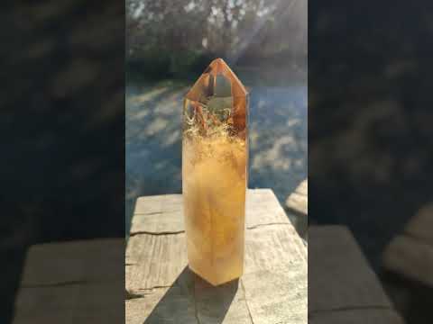 Polished Rare Large Smokey Citrine Display Crystal x 1 From Anjozorobe, Madagascar