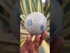 Polished Blue Spotted Spinel Quartz Sphere x 1 From Madagascar
