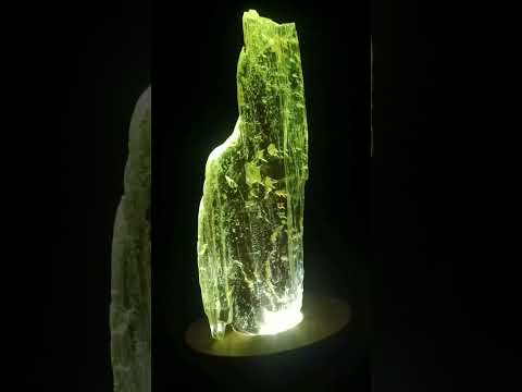 Natural Clear Yellow Green Hiddenite Spodumene Bladed Crystal x 1 From Afghanistan