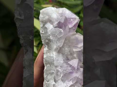 Natural Medium Jacaranda Amethyst Crystal Plate Cluster x 1 From Mumbwa, Zambia
