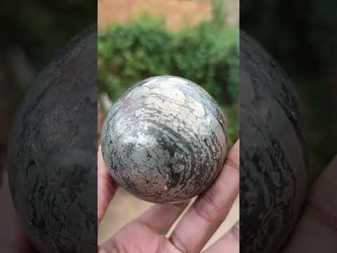 Polished Golden Pyrite "Pharaoh Stone" Sphere x 1 From Iron Duke Mine, Zimbabwe