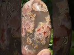 Polished Coral Flower Agate Display Piece x 1 From Maintirano, Madagascar