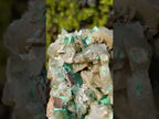 Natural Large Cabinet Size Bladed Barite Specimen with Malachite x 1 From Shinkolobwe Mine, Congo
