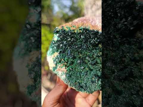 Natural Cabinet Size Crystalline Malachite Specimen x 1 From Tenke Fungurume, Congo