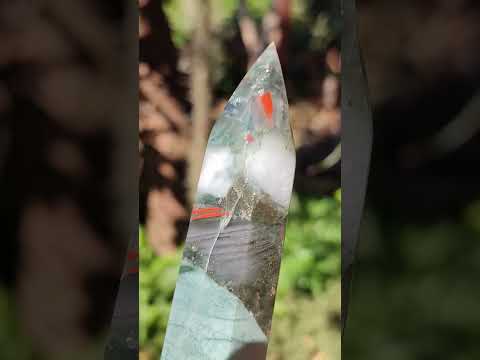 Polished Bloodstone with Pyrite Display Crystal x 1 From Swaziland