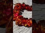 Hand Made AA Grade Fossil Amber Necklace x 1 From Poland