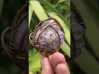 Hand Made Spirit Amethyst Copper Wire Art Pendant x 1 From Boekenhouthoek, South Africa