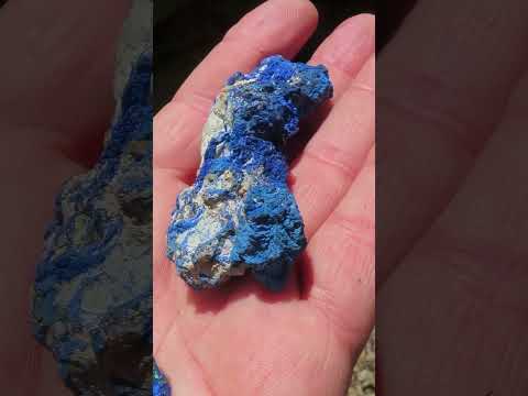 Natural Rare Azurite and Malachite Specimens x 2 From Jakka Mine, Congo