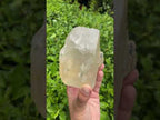 Natural XL Clear Quartz Crystal with Hyalite Opal x 1 From Erongo Mountain, Namibia