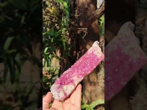 Natural Gemmy Hot Pink Cabinet Size Spherocobaltite Specimen x 1 From Mashamba West Mine, Congo