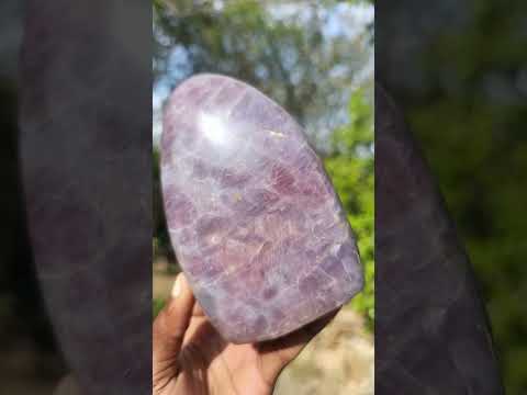 Polished Super Rare Lavender Rose Quartz Standing Display Piece x 1 From Ambatondrazaka, Madagascar