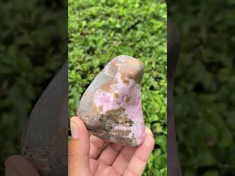 Polished Ultra Rare Cobaltion Calcite on Dolomite Matrix x 1 From Congo