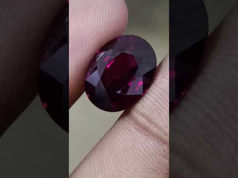 Polished Bright Red Classic Rhodolite Garnet Faceted Stone x 1 From Tanga, Tanzania