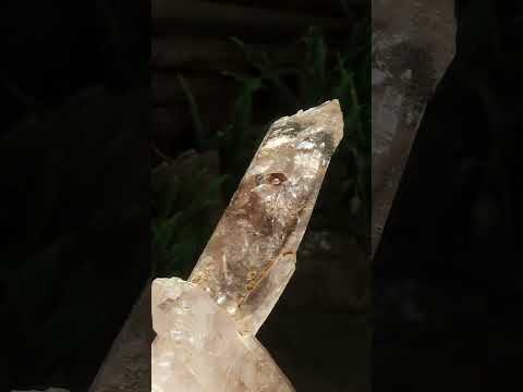 Natural Crisscross Smokey Quartz With Enhydro x 1 From Brandberg Namibia