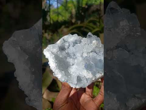 Natural Cabinet Size Blue Celestite Geode Specimen x 1 From Sakoany Madagascar