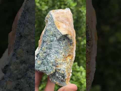 Natural Rare Foitite Coated Feldspar Specimen x 1 From Erongo Mountain, Namibia