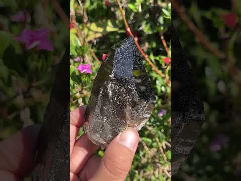 Natural Smokey Morion Self-Healed Quartz Crystal x 1 From Zomba, Malawi