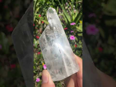 Polished Quadruple-Terminated Clear Quartz Cluster x 1 From Madagascar