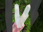 Natural Twin V Clear Quartz Crystal Cluster x 1 From Ambatofinandrahana, Madagascar