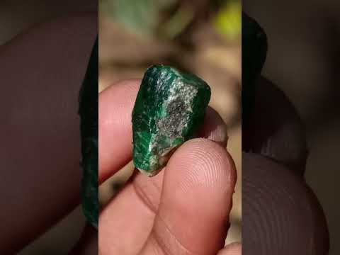 Natural 21 Carat Sandawana Emerald Crystal x 1 From Sandawana, Zimbabwe