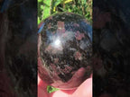 Polished Blue Spark Iolite Ball x 1 From Betroka, Madagascar