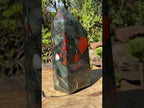 Polished XL Bloodstone Standing Display Crystal x 1 From Swaziland