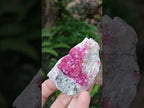 Natural Hot Pink Ultra Rare Spherocobaltite Specimen x 1 From Mashamba West Mine, Congo