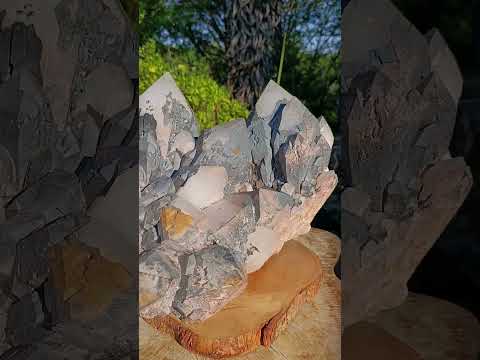 Natural XXXL Blacknite Quartz Cluster THE Largest in the World x 1 From Ambositra, Madagascar