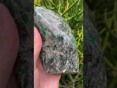 Polished Rare Mutokolite Emerald Muscovite Mica Standing Free Form x 1 From Mutoko, Zimbabwe