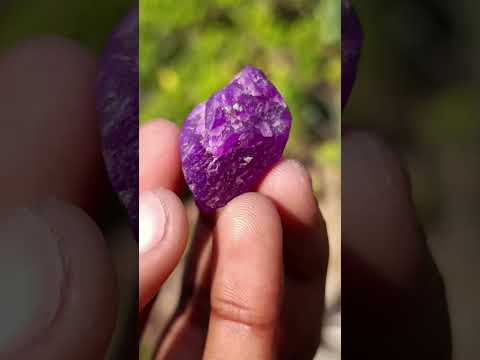 Natural XXXX Rare 8.194g Gel Sugilite Nodule x 1 From Wessel's Mine, South Africa