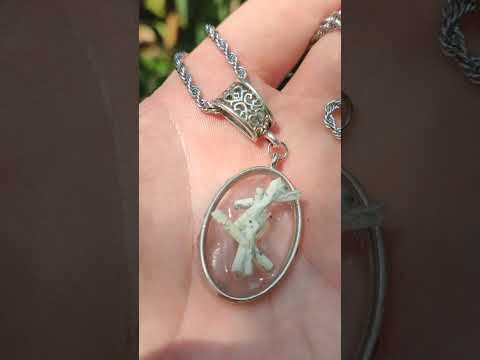 Hand Made Aquamarine Mini Cluster Necklace x 1 From Erongo, Namibia