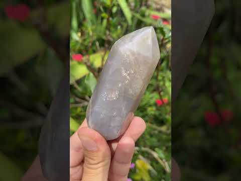 Polished Double Terminated Girasol Crystal x 1 From Ambatondrazaka, Madagascar