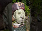 Hand Carved Verdite and African Butter Jade Royal African Woman Bust Sculpture x 1 From Southern Africa