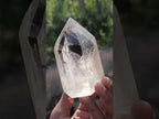 Polished Clear Quartz Crystal with Smokey Phantom x 1 From Akansobe, Madagascar