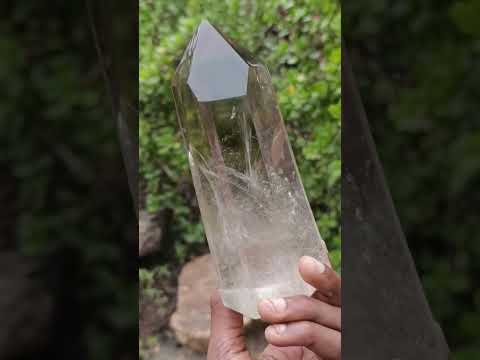 Polished Large Bright and Clear Smokey Quartz Display Crystal x 1 From Akansobe, Madagascar