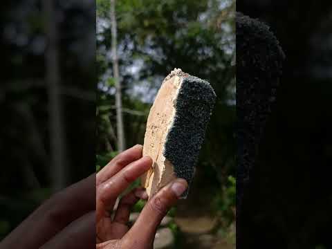 Natural Unique Foitite and Quartz on a Feldspar Crystal x 1 From Erongo Mountain, Namibia